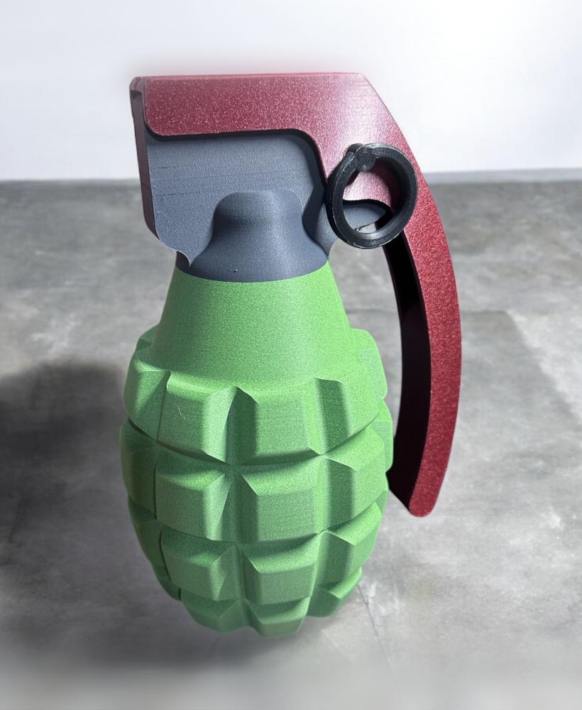 FAUX GRENADE PIGGY BANK 3d model