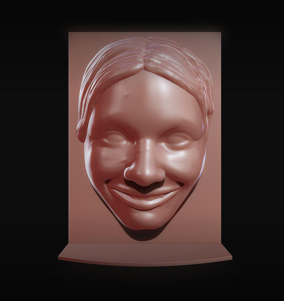 Smile Illusion Bust 3d model