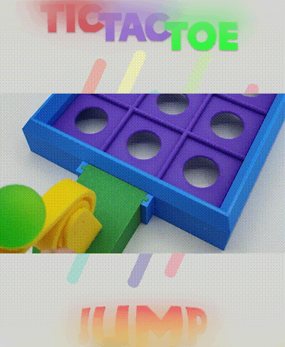 Tic Tac Toe Jump (Free edition) 3d model