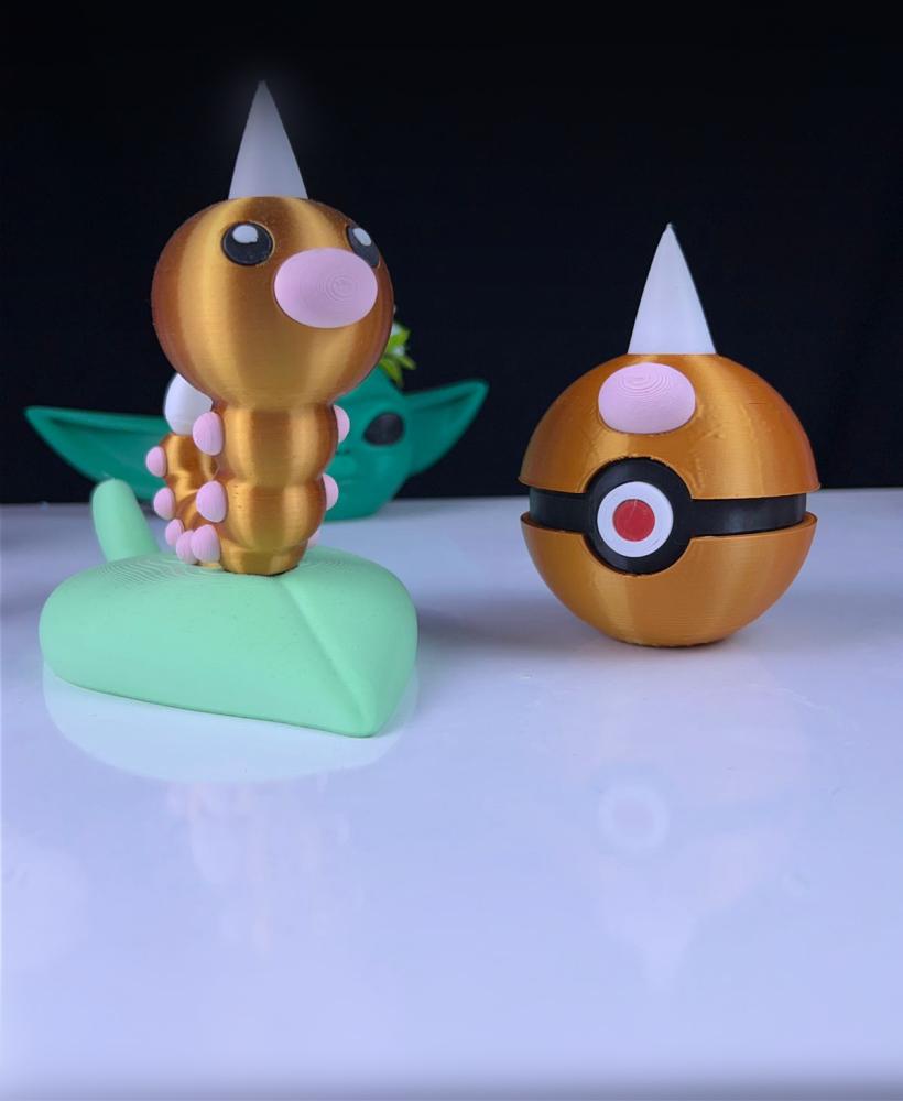 Pokeball Weedle - Multipart 3d model