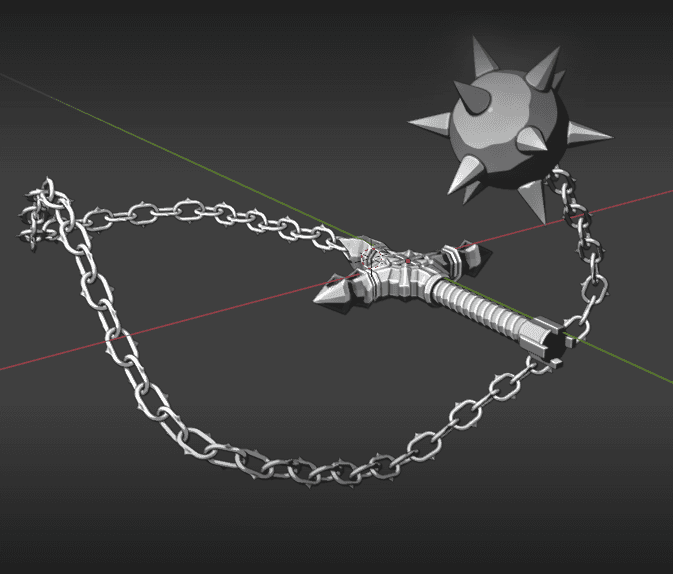 Vampire Killer Whip 3d model