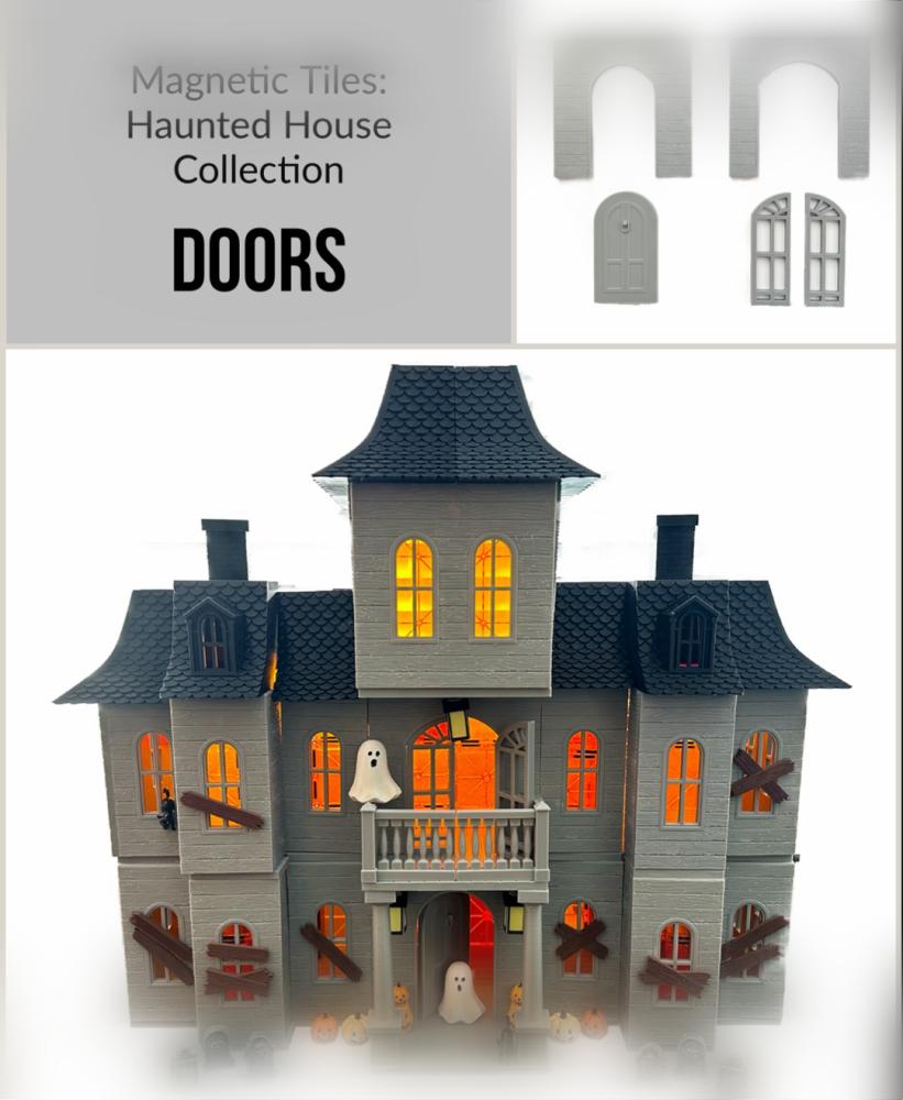 Magnetic Tiles Haunted House: DOORS 3d model