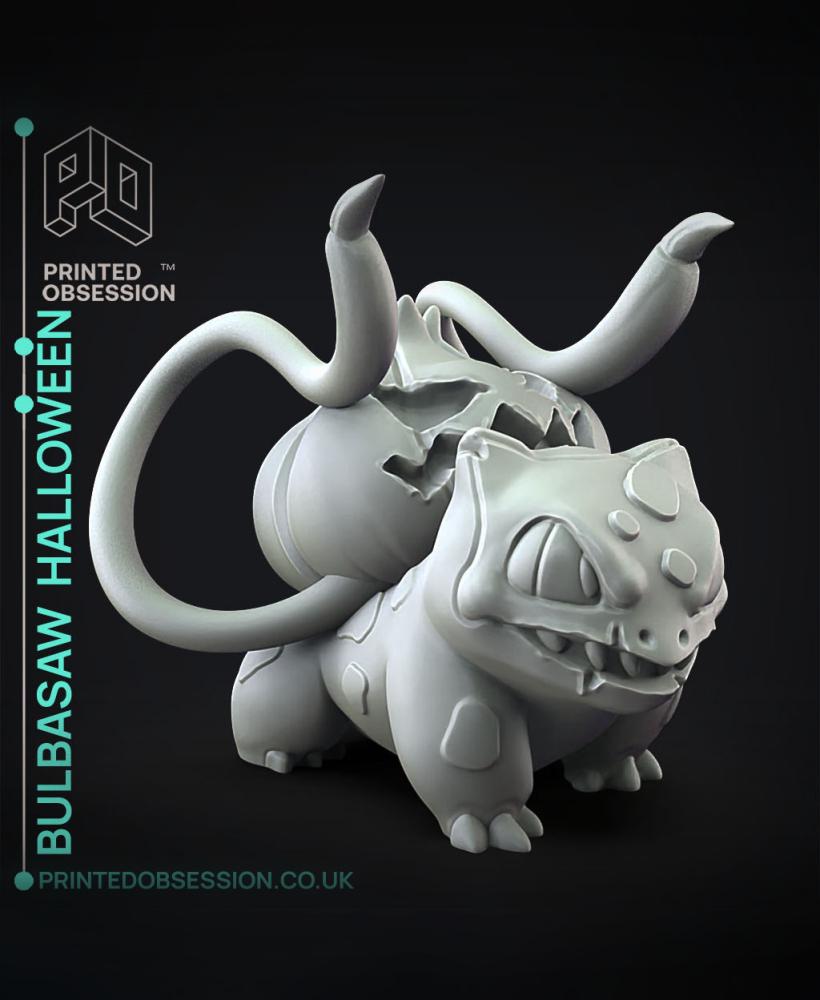 Bulbasaw - halloween - Pokemon - Fan art 3d model