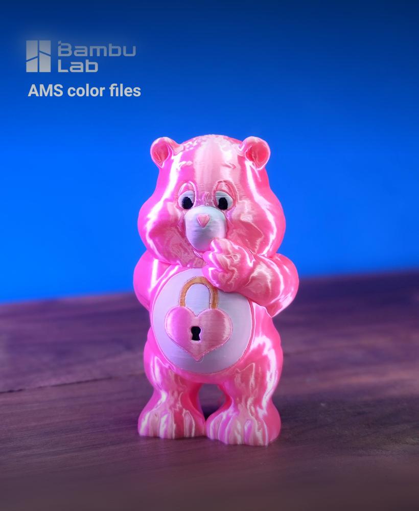 Secret Bear with Bambu AMS color change files 3d model