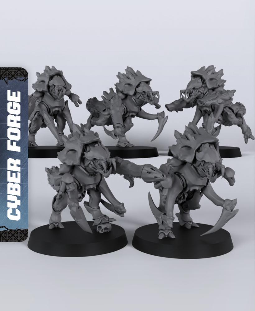 Teralisks - With Free Cyberpunk Warhammer - 40k Sci-Fi Gift Ideas for RPG and Wargamers 3d model