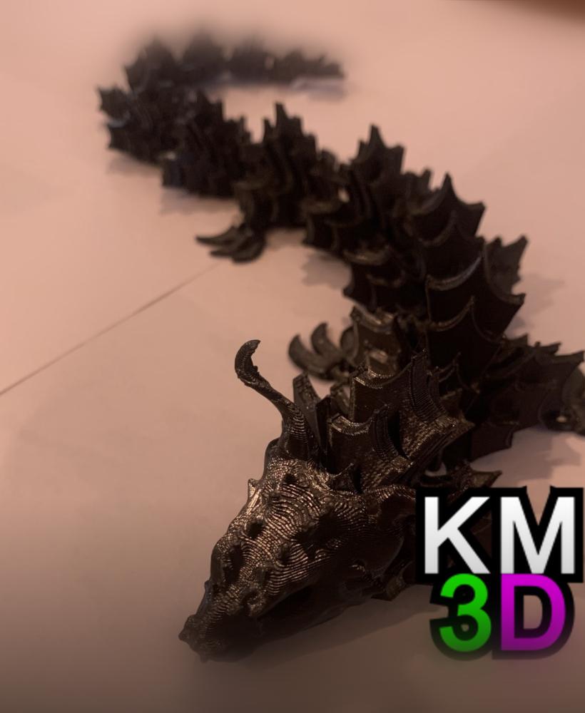 Articulated maple leaf dragon 3d model