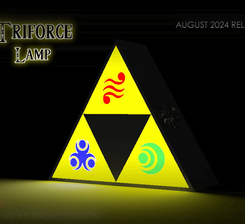 Triforce Lamp 3d model