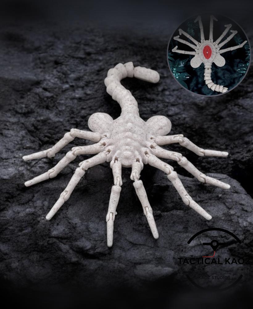 Facehugger Alien Flexi Print in Place 3d model