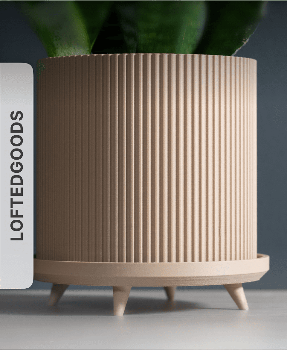 The Lloyd - Planter with Legs by LoftedGoods 3d model