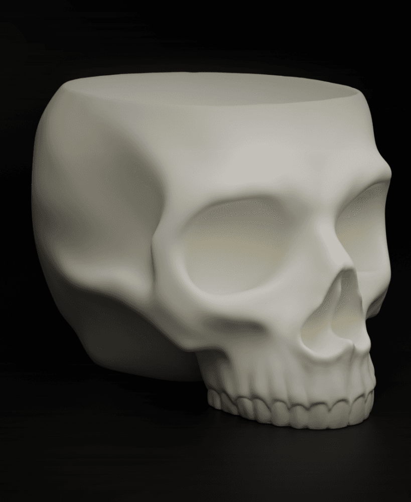 Skull Bowl 3d model