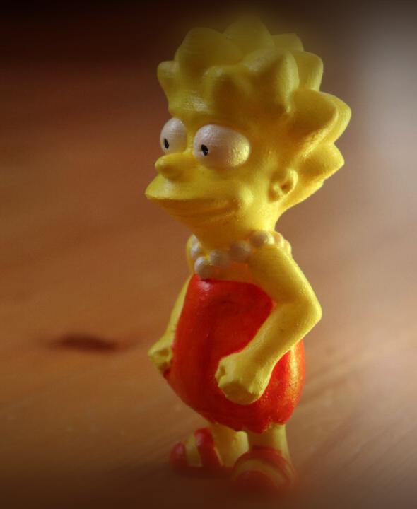 Lisa Simpson 3d model