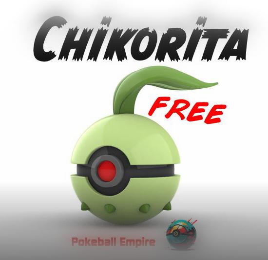 Pokeball 152 Chikorita 3d model