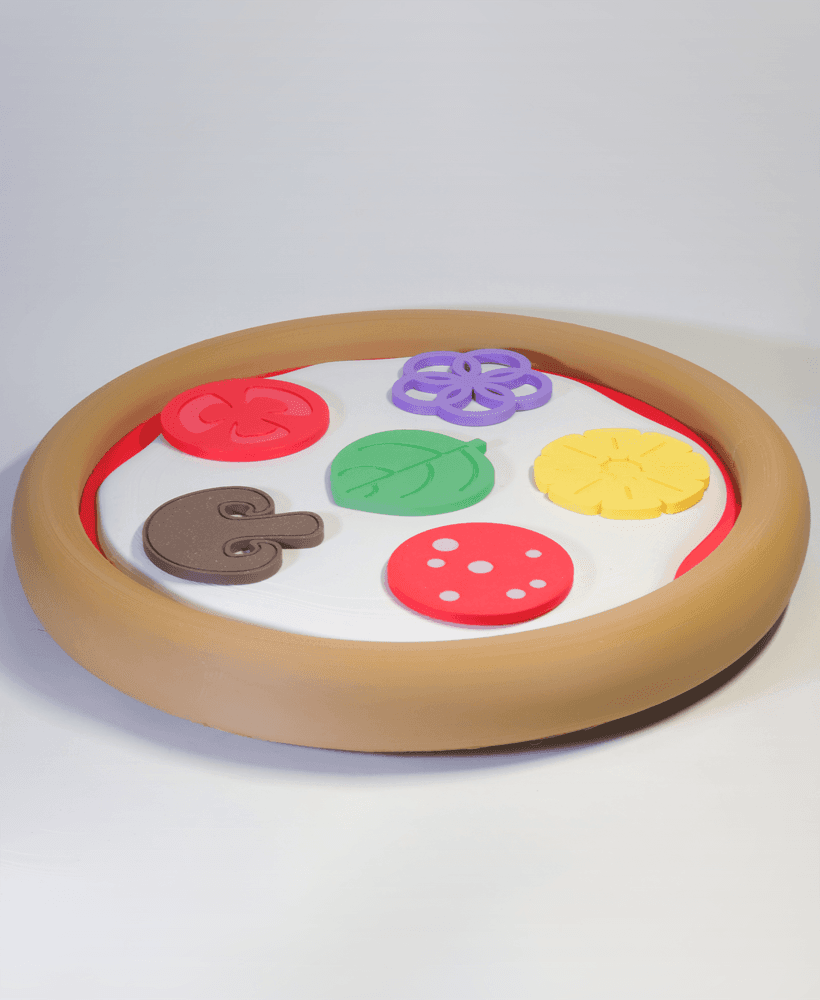 Pizza lazy susan 3d model