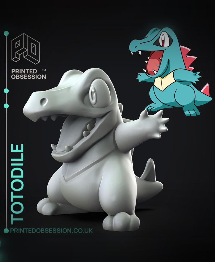 Totodile - Pokemon - Fan Art 3d model