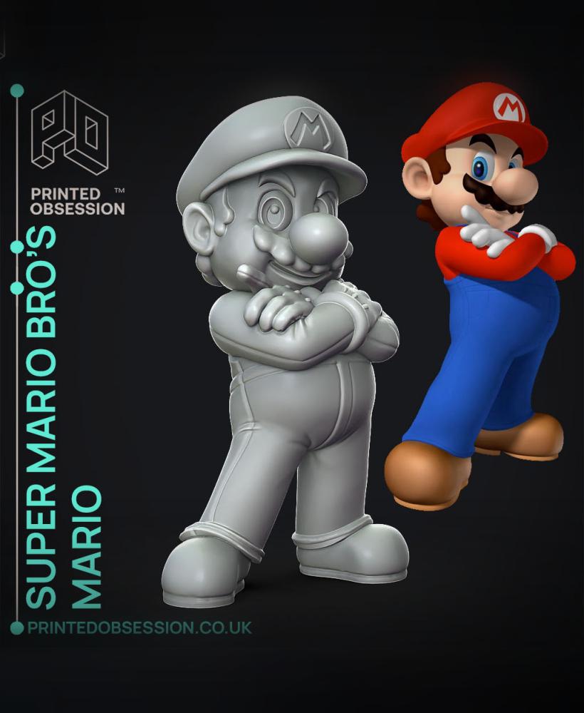 Mario - Super Mario Bros. - Fan Art 3d model