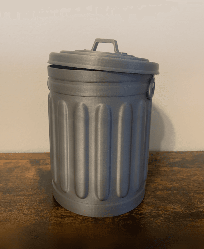 Desktop Trash Can 3d model