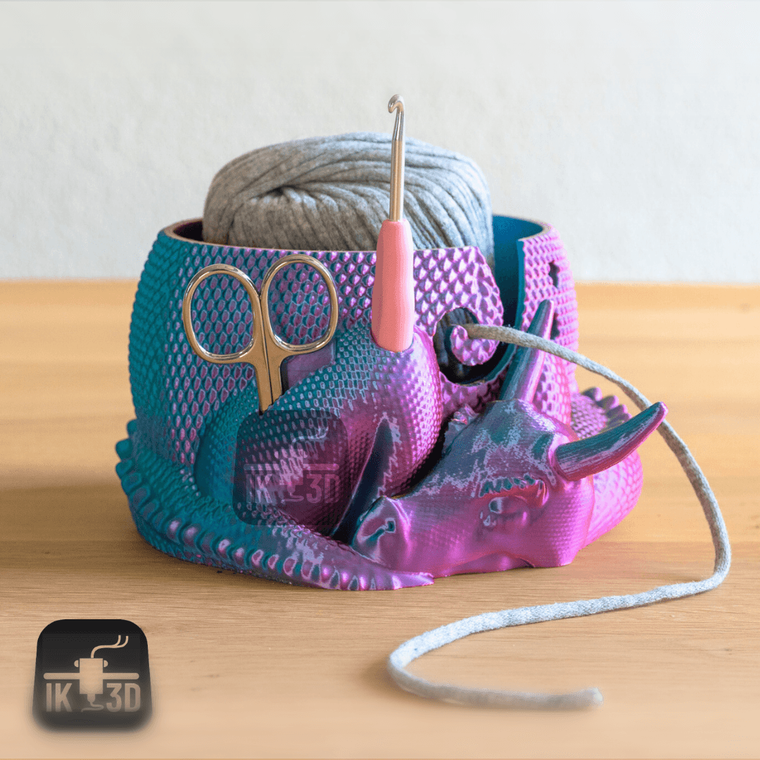 Dragon Yarn Bowl / 3MF Included 3d model