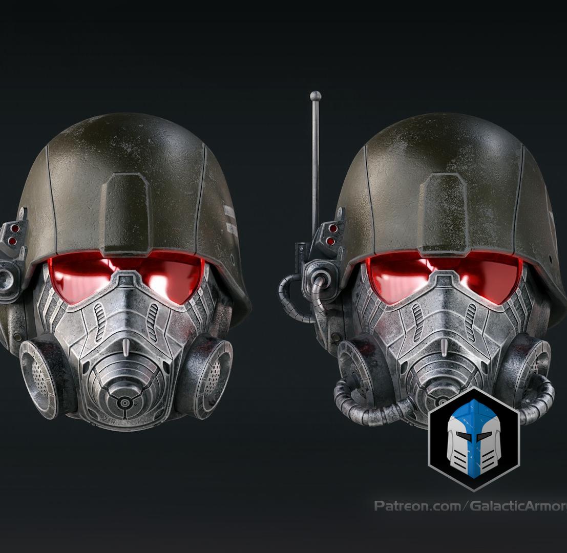 Fallout NCR Ranger Advanced and Elite Helmets - 3D Print Files 3d model