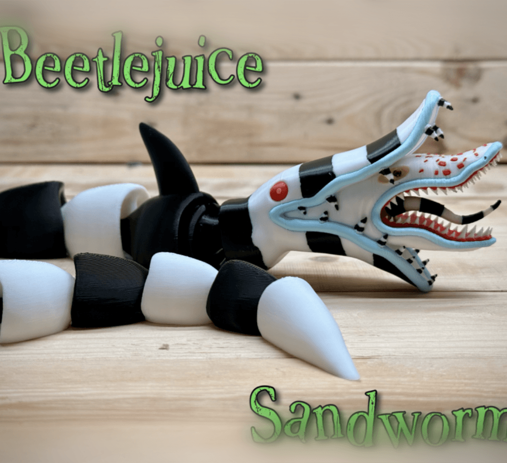 Beetlejuice INSPIRED Sandworm 3d model