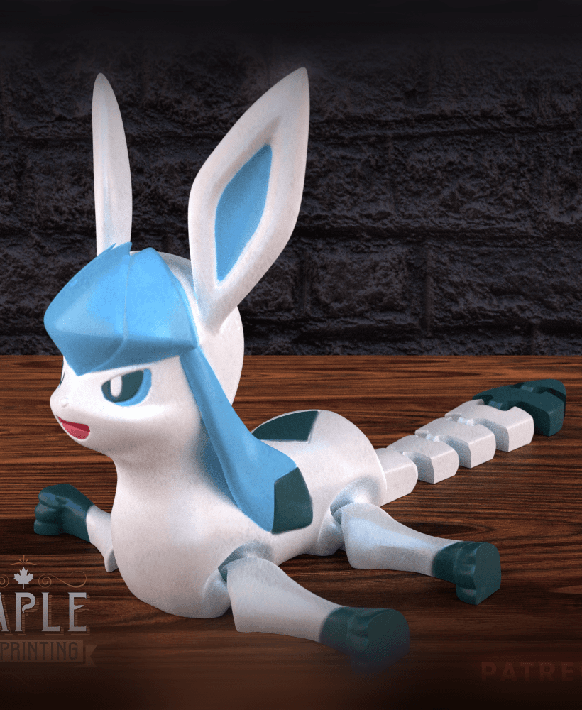 Articulating Glaceon - Pokemon 3d model