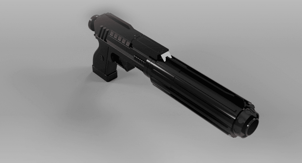 Custom Made DC-17 Suppressed STL File (3D Print File Only) 3d model