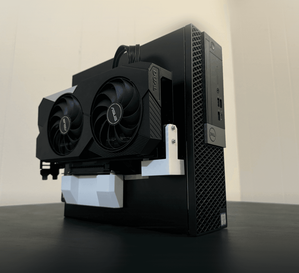 Optiplex 7070 GPU Riser Mount 3d model