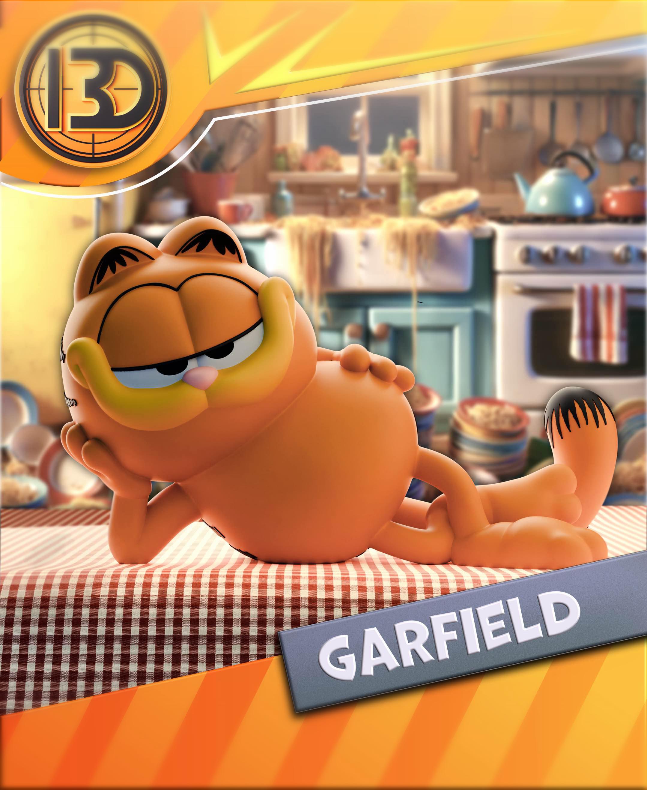 Garfield 3d model