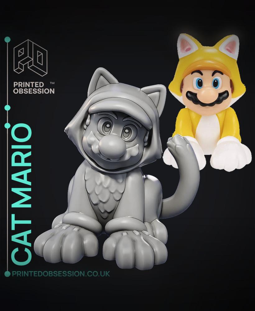 Cat Mario - Super Mario Brothers - Fan Art 3d model