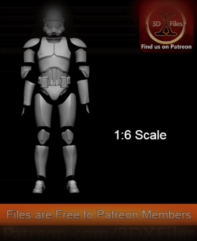 Phase 2 Clone Trooper Armor - Action Figure 1:6scale - Hot Toys  3d model