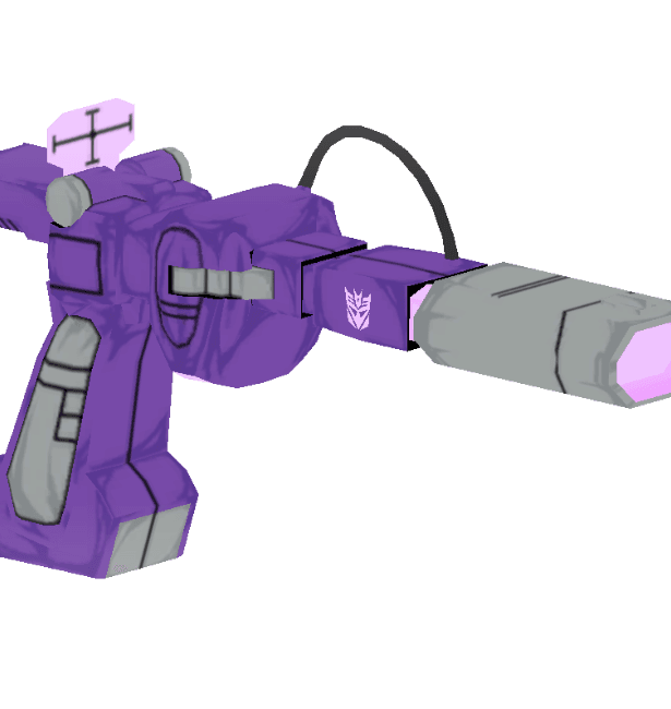 Shockwave Gun 3d model