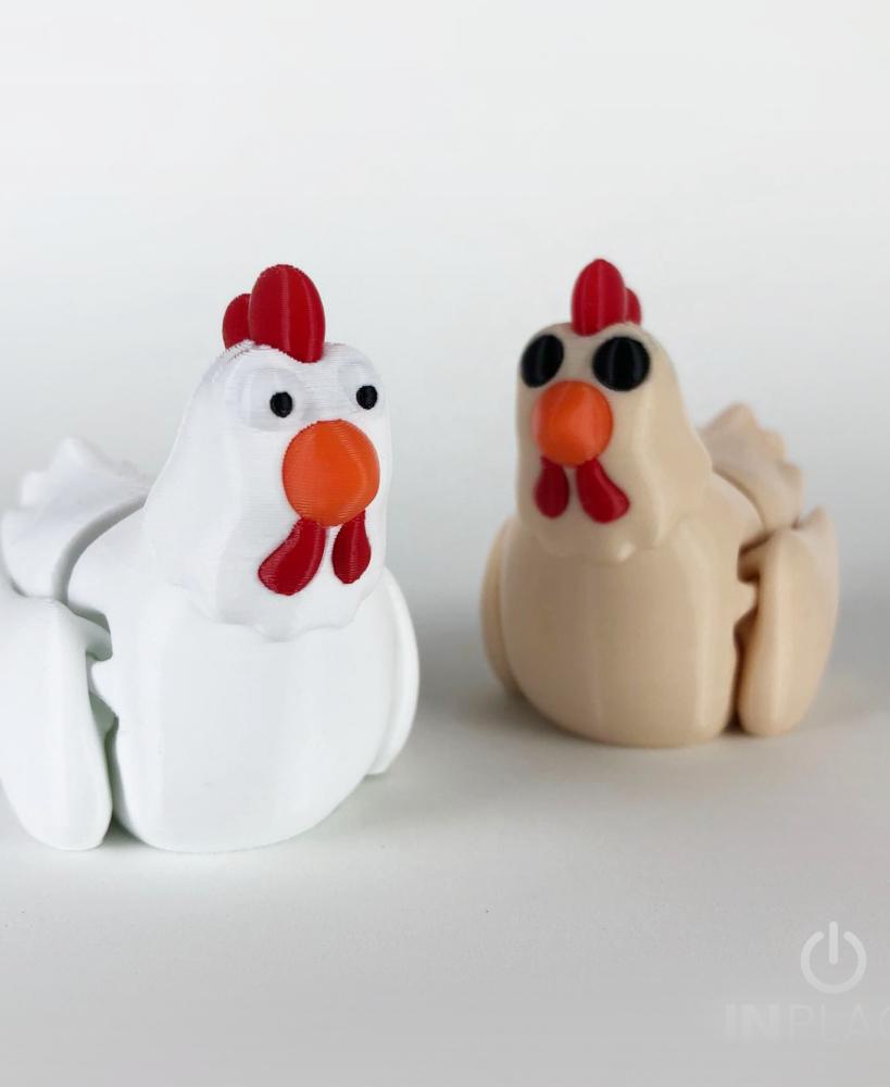 Cute Chicken Articulated 3d model