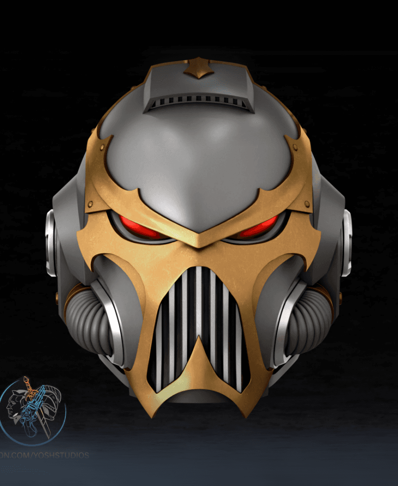 SM2 Chaos Marine Helmet!! 3d model