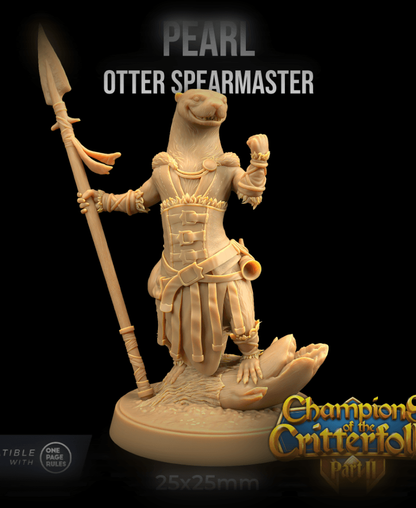 Pearl, Otter Spearmaster  3d model