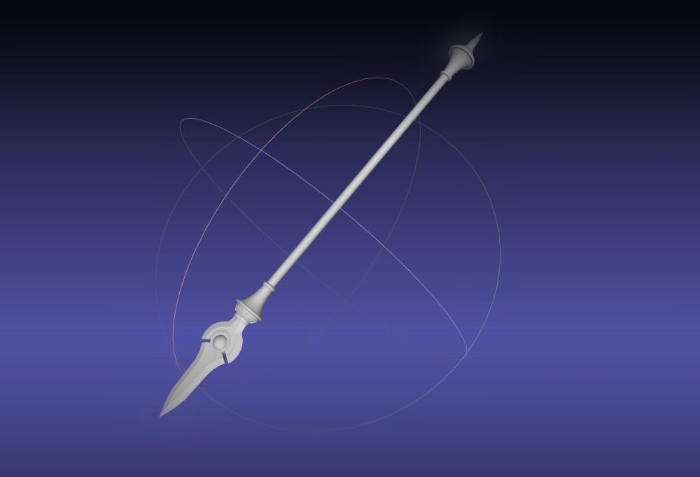 Shield Hero Spear Hero Spear  3d model