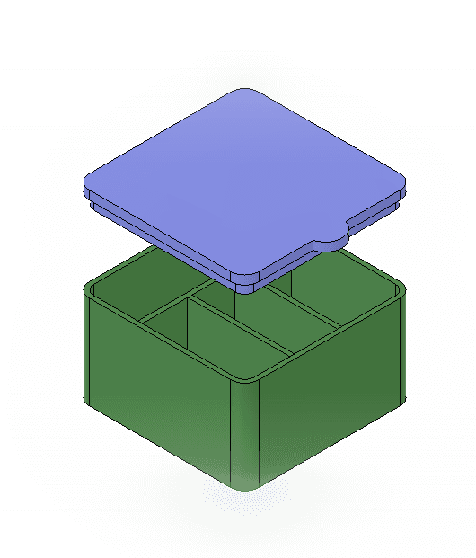 Box 60x60x30mm 3d model