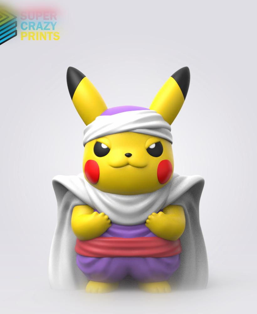 Pikachu Piccolo (Easy Print No Supports) 3d model