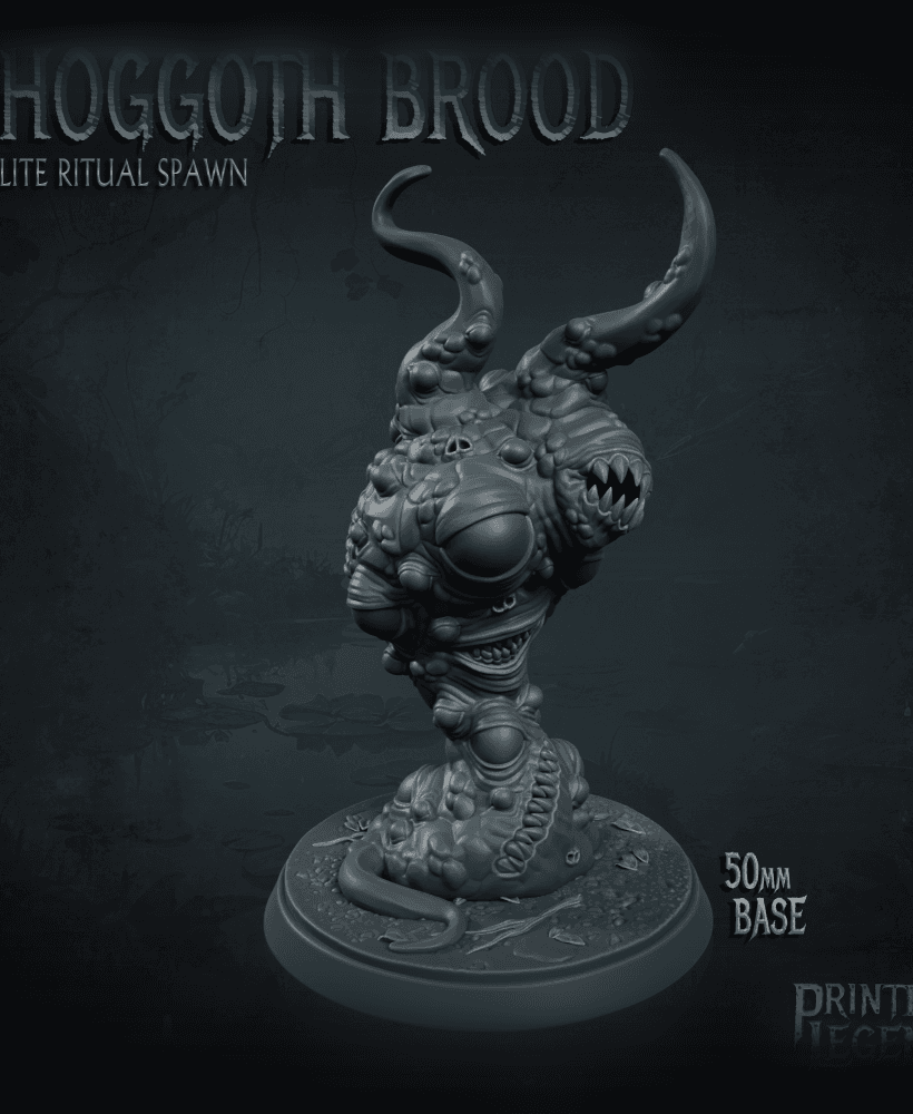 Shoggoth Spawn 02 (50mm Base) 3d model