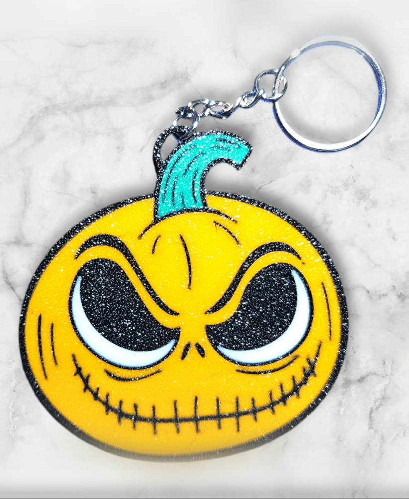 Jack Skellington Pumpkin Halloween Keychain 3d model