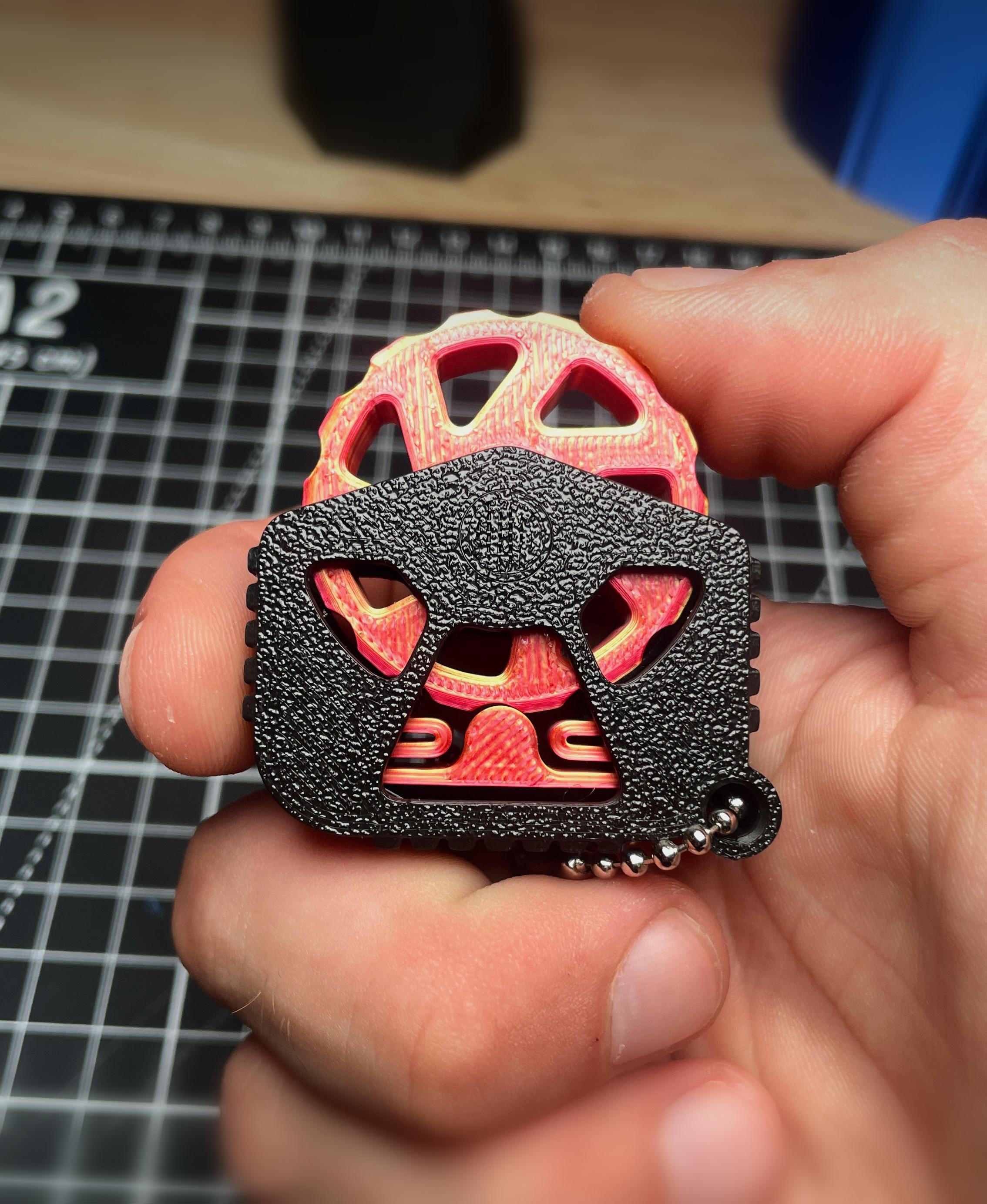 Tactile Fidget Gear V2 3d model