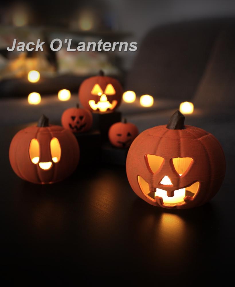 Jack O'Lanterns 3d model