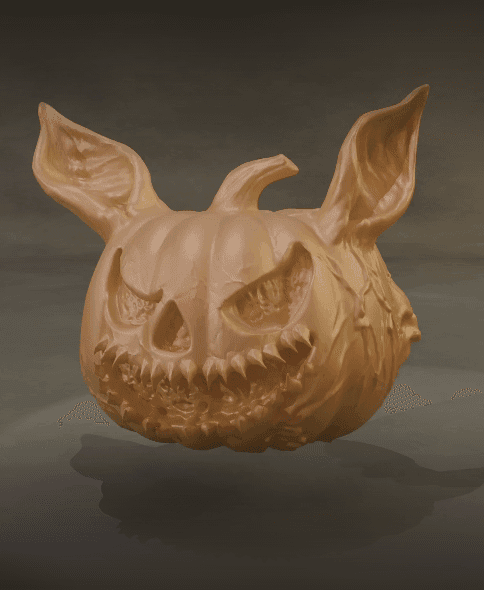 Creepy Pumpkin 3d model