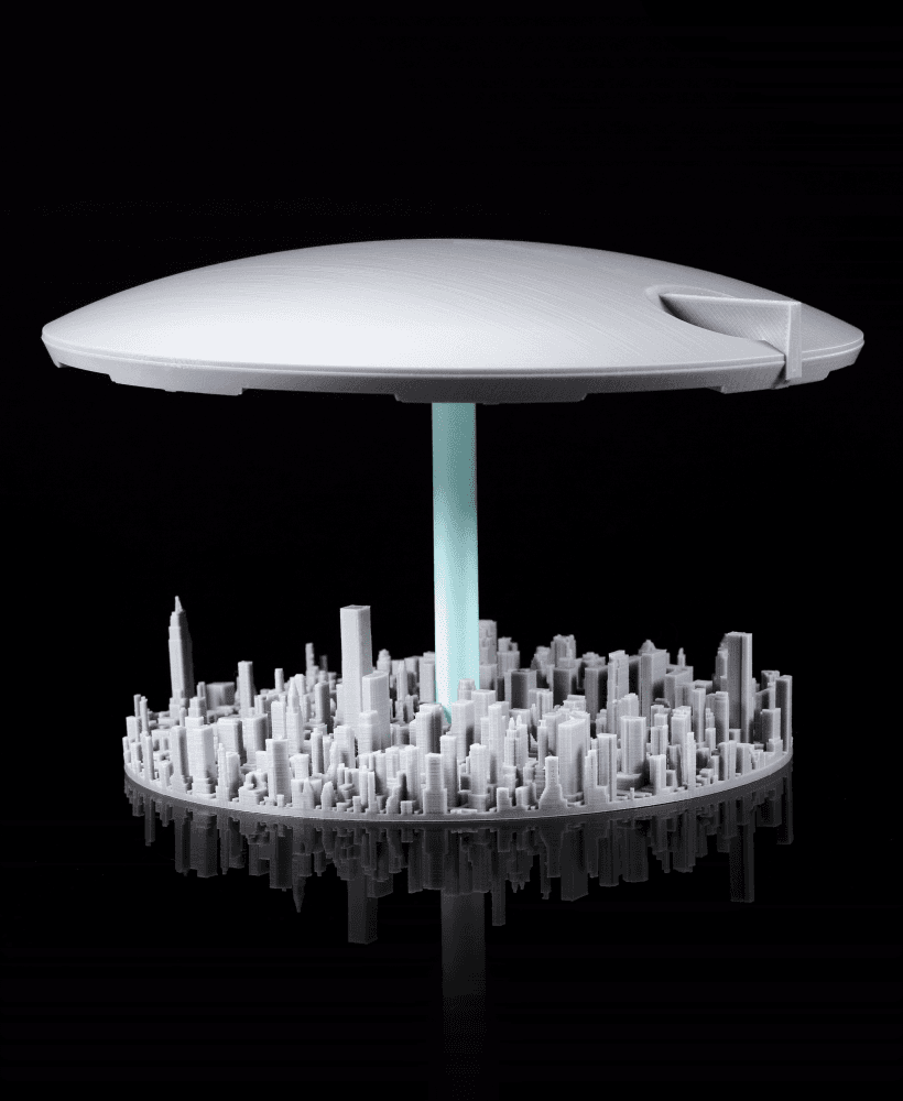 Independence Day - Alien City Destroyer 3d model