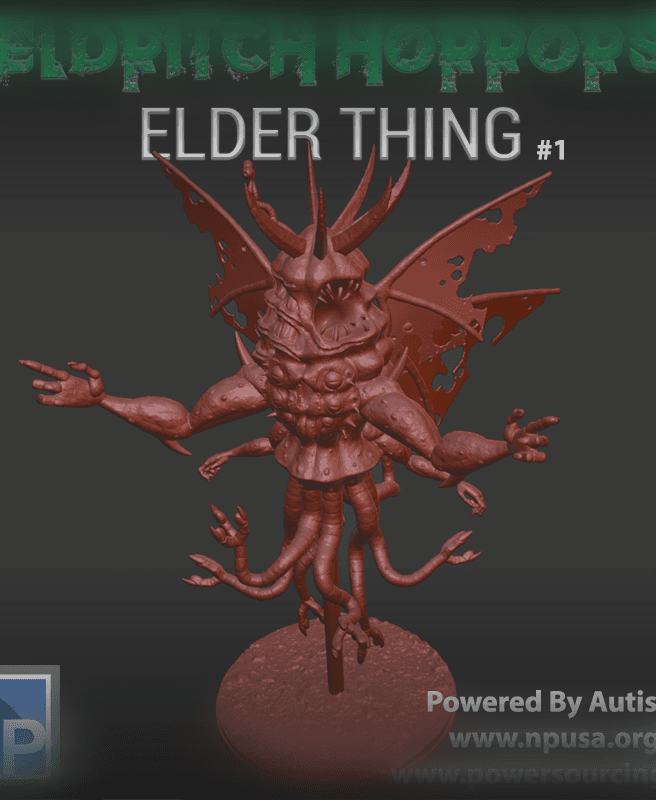 Eldritch Horrors - Elder Thing 1 3d model