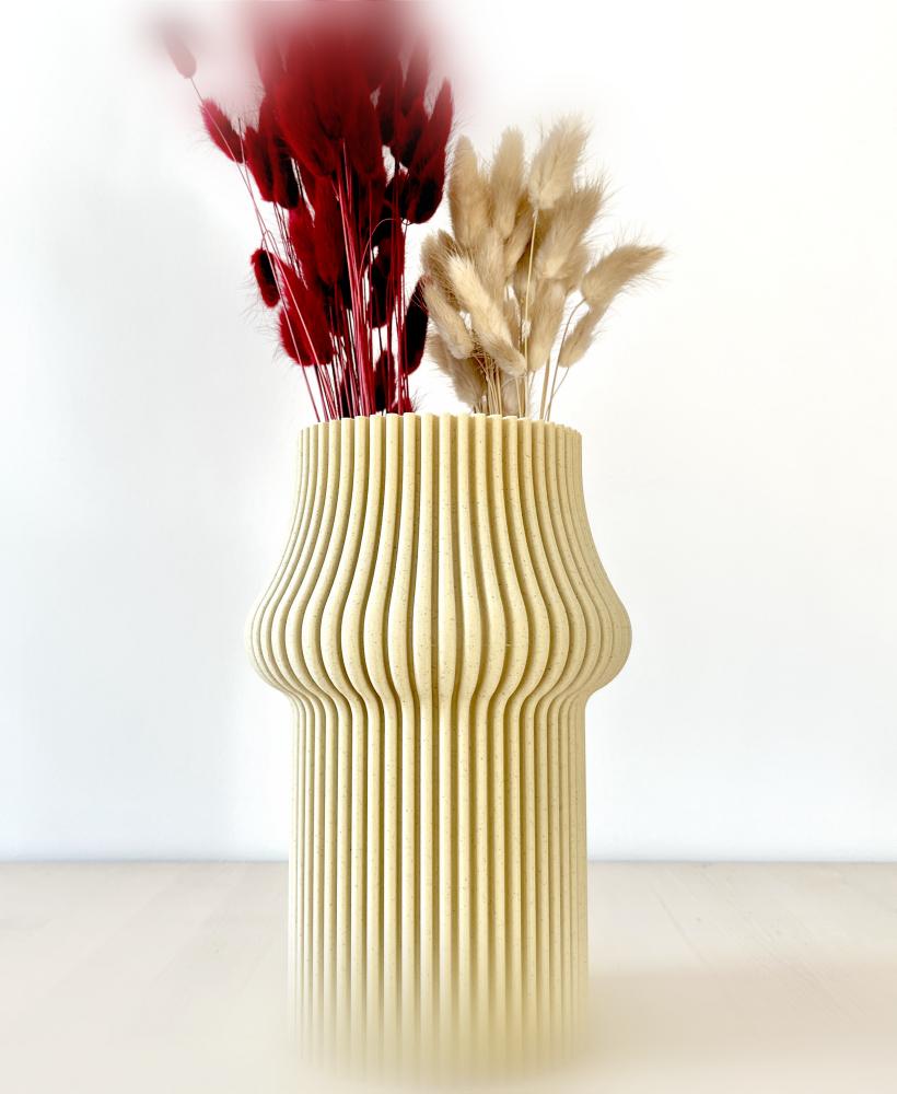 Compression vase - a modern and sleek department for flowers 3d model