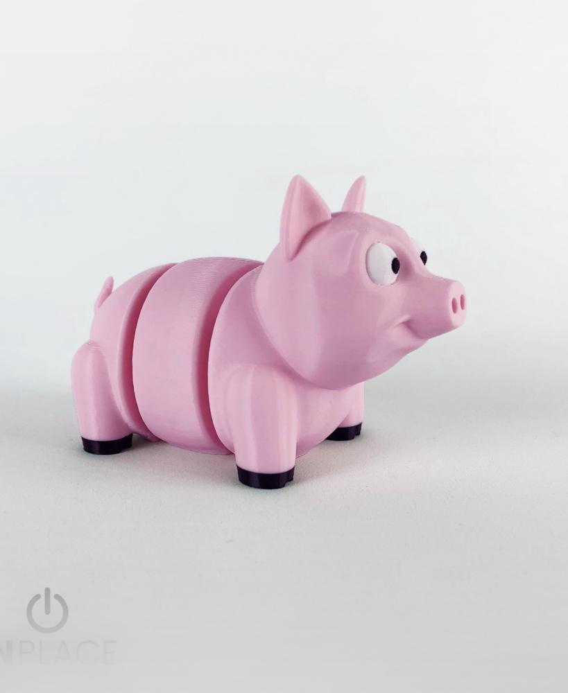 Cute Pig Articulated 3d model