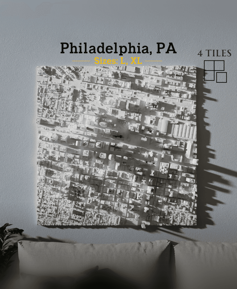 Philadelphia, PA - Large & Extra Large 3d model