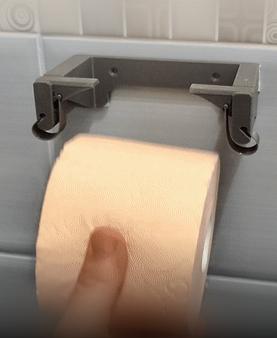 Toilet Paper Holder - print in place/quick load and release 3d model