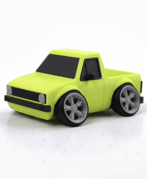 Tooned RABBIT PICKUP - Model kit 3d model