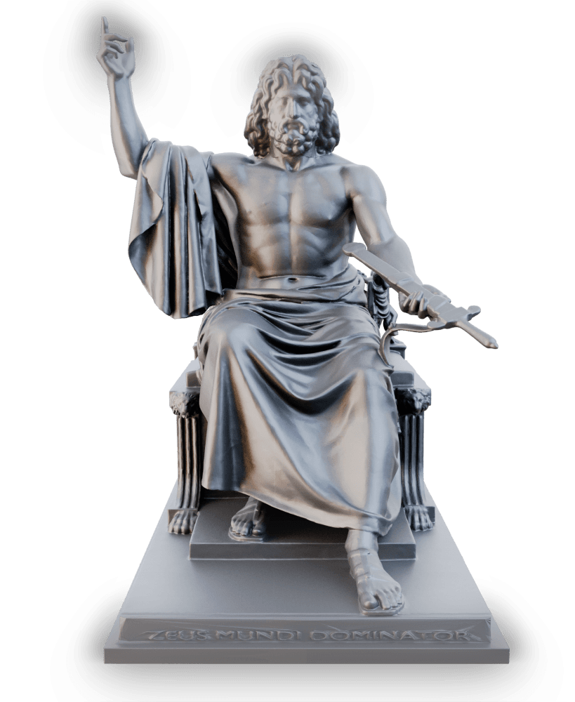 Zeus Statue 3d model