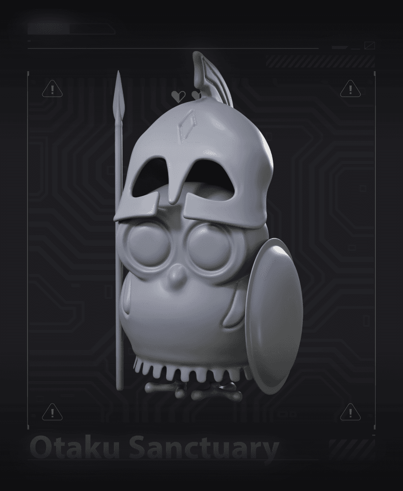 Owl Cute 3d 3d model